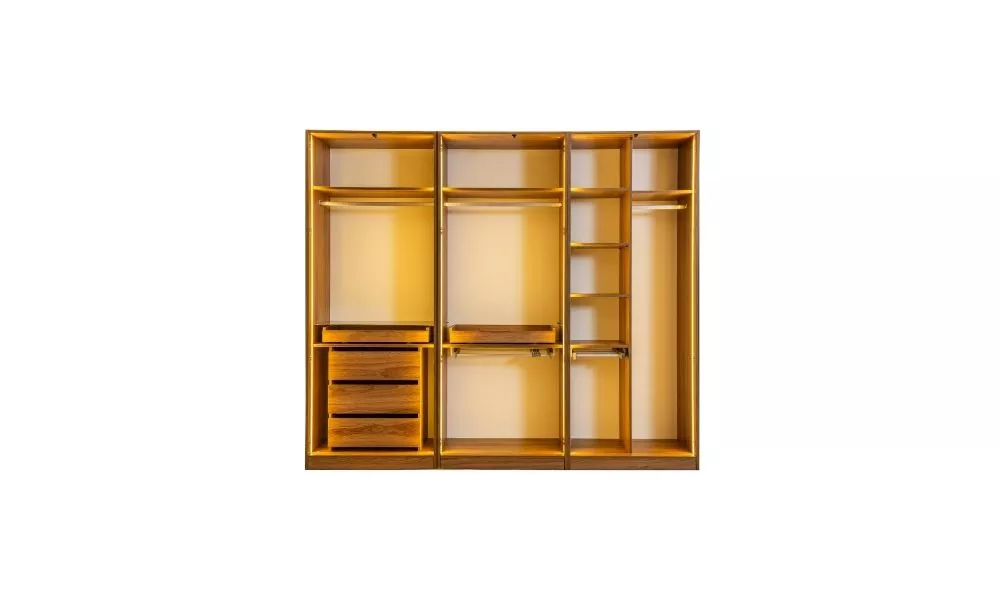 Zen-Zen 2 Kapaklı Komple Raflı Dolap