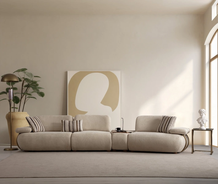 Palma-Palma 3'lü Koltuk Sehpalı