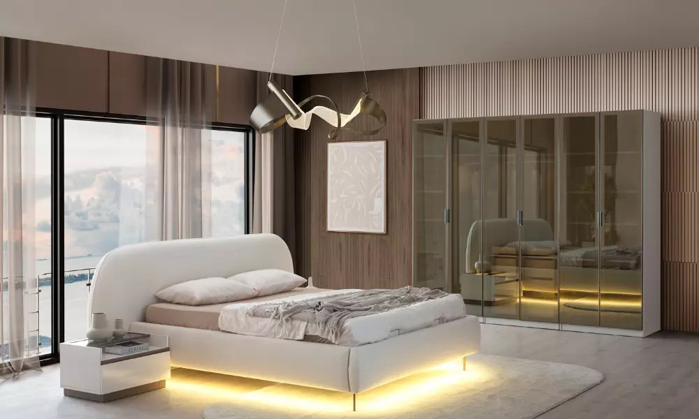 Bellat-Bellat 6 Kapılı Karyola Bazalı ( 160 cm )