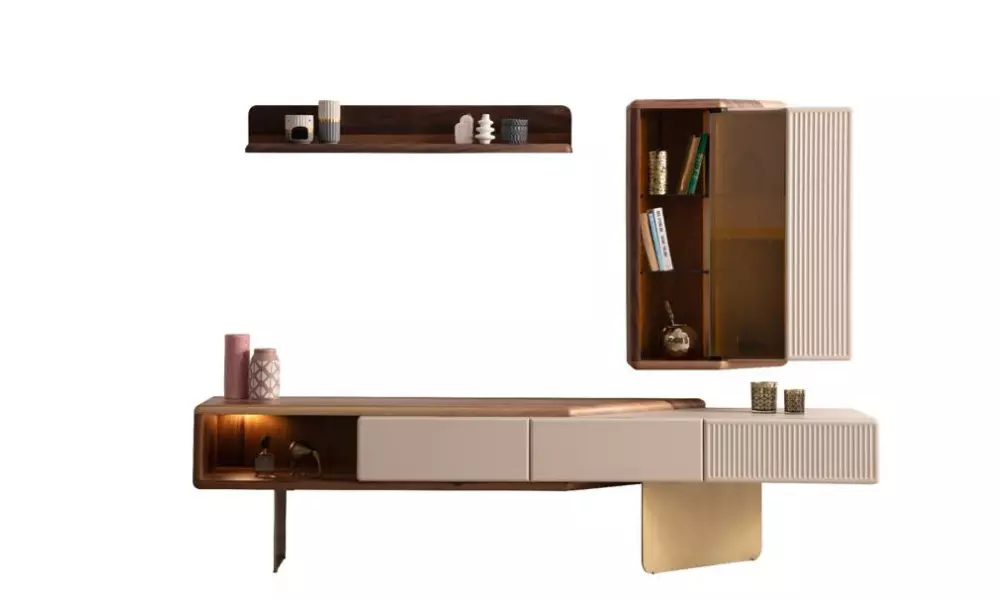 Tesla-Tesla Ekru Alt Blok