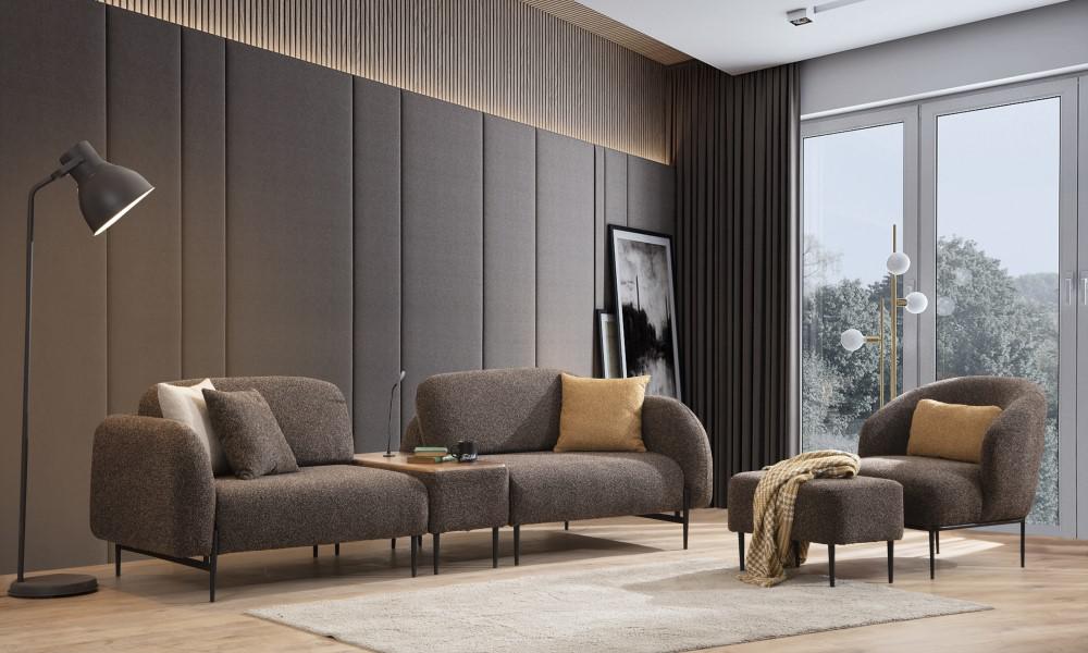 VALENCIA
-Valencia 3'lü Koltuk Sehpalı 